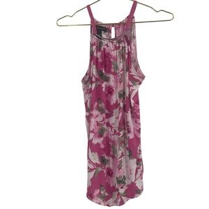 INC International Concepts Pink and Gray Halter Style Top sleeveless Small